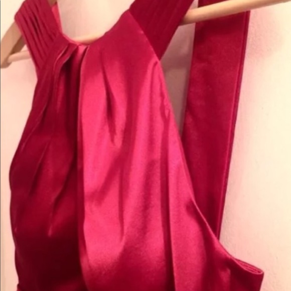 ADRIANNA PAPELL BOUTIQUE RED SLEEVELESS DRESS SZ 6 - Picture 2 of 8